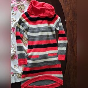 Set of 2 pieces, long sleeves dress size 10/12, NWOT. New Carter's gown size 10